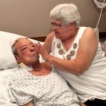 MJHS Patient Carmen Tends to Husband and Patient Joseph