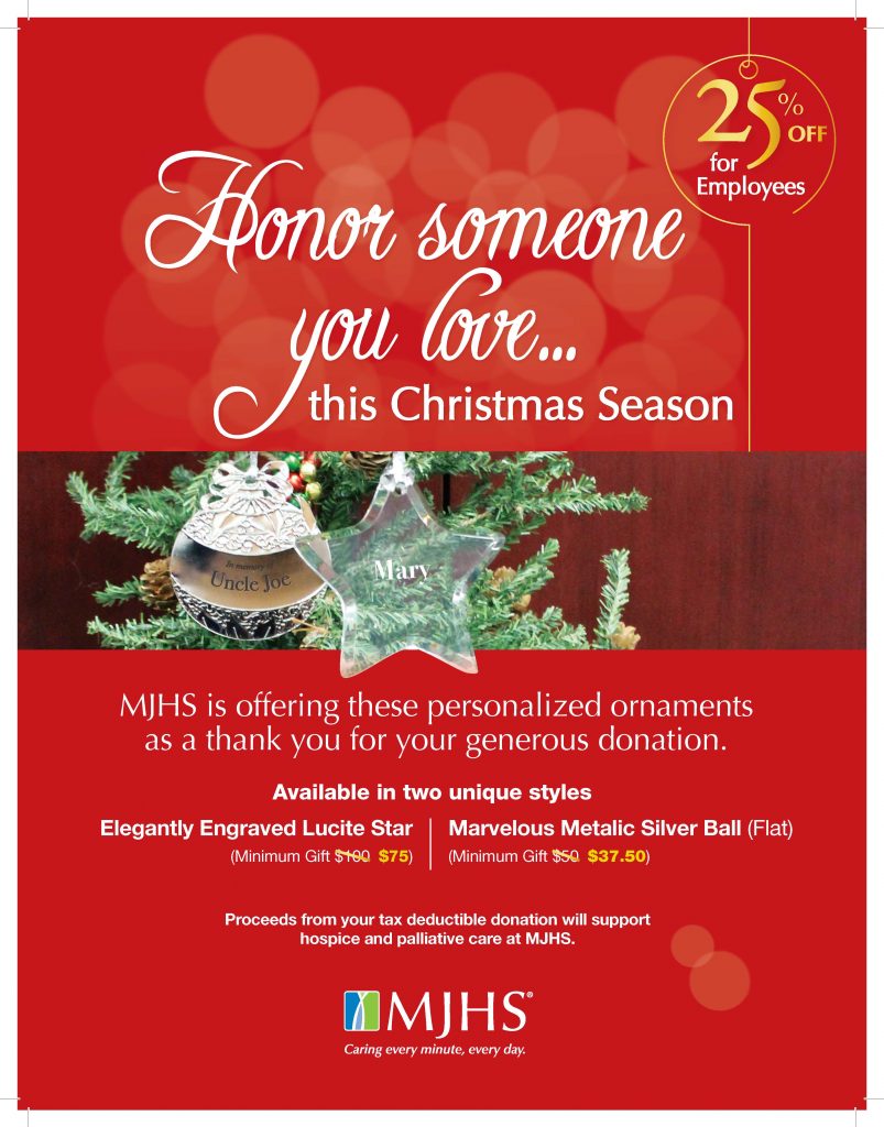 25% off Employee Ornament